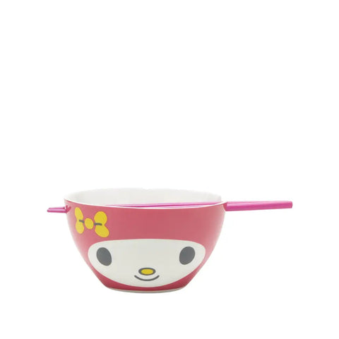 Bowl De Ramen Con Palillos con la cara de Melody - Bowl