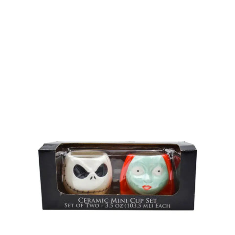 Set de Mini Tazas de Jack y Sally - Tazas