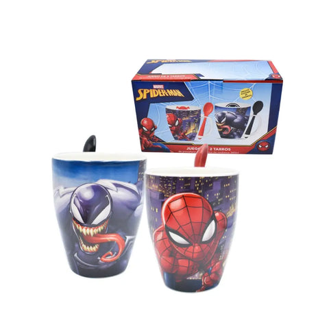 Set de 2 Tazas de spider-man y venom - Tazas