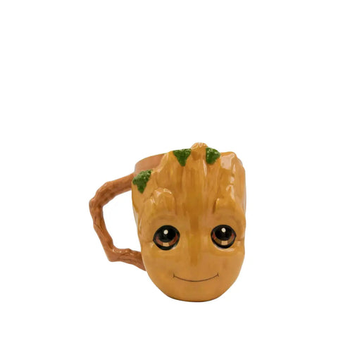 Taza 3D de Cerámica de Los Guardianes de la Galaxia Groot. -