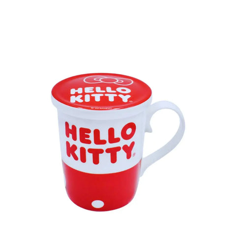 Taza Hello Kitty Moño y Tapa - Tazas