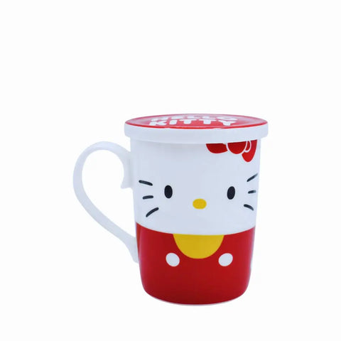 Taza Hello Kitty Moño y Tapa - Tazas