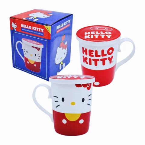 Taza Hello Kitty Moño y Tapa - Tazas